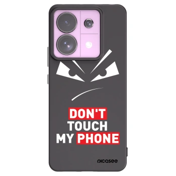 Picasee fekete szilikon tok az alábbi mobiltelefonokra Xiaomi Redmi Note 13 Pro 5G - Evil Eye - Transparent