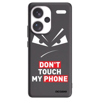 Picasee fekete szilikon tok az alábbi mobiltelefonokra Xiaomi Redmi Note 13 Pro+ 5G - Evil Eye - Transparent