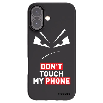 Picasee fekete szilikon tok az alábbi mobiltelefonokra Apple iPhone 16 - Evil Eye - Transparent