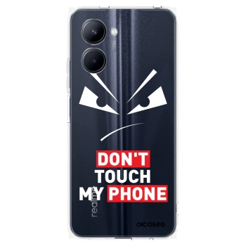 Picasee átlátszó szilikon tok az alábbi mobiltelefonokra Realme C33 (2023) - Evil Eye - Transparent