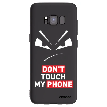 Picasee fekete szilikon tok az alábbi mobiltelefonokra Samsung Galaxy S8 G950F - Evil Eye - Transparent
