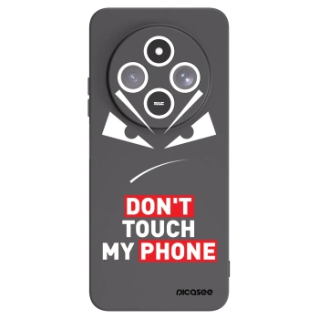 Picasee fekete szilikon tok az alábbi mobiltelefonokra Xiaomi Redmi 14C - Evil Eye - Transparent