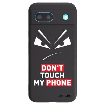 Picasee fekete szilikon tok az alábbi mobiltelefonokra Google Pixel 8a - Evil Eye - Transparent