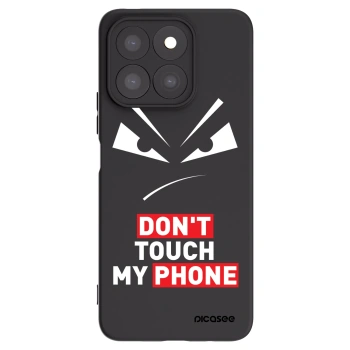 Picasee fekete szilikon tok az alábbi mobiltelefonokra Honor X8c - Evil Eye - Transparent