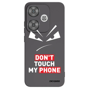 Picasee fekete szilikon tok az alábbi mobiltelefonokra Xiaomi Poco F6 - Evil Eye - Transparent