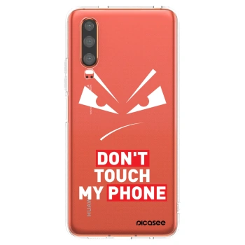 Picasee átlátszó szilikon tok az alábbi mobiltelefonokra Huawei P30 - Evil Eye - Transparent