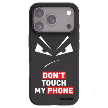 Picasee fekete szilikon tok az alábbi mobiltelefonokra Apple iPhone 17 Pro - Evil Eye - Transparent