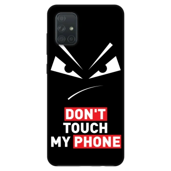 Szilikon tok erre a típusra Samsung Galaxy A71 A715F - Evil Eye - Transparent