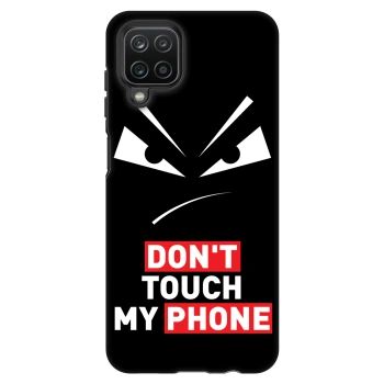 Szilikon tok erre a típusra Samsung Galaxy A12 A125F - Evil Eye - Transparent