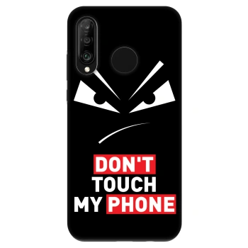 Szilikon tok erre a típusra Huawei P30 Lite - Evil Eye - Transparent