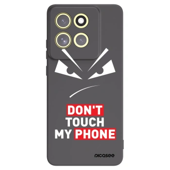 Picasee fekete szilikon tok az alábbi mobiltelefonokra Motorola Moto G86 5G - Evil Eye - Transparent