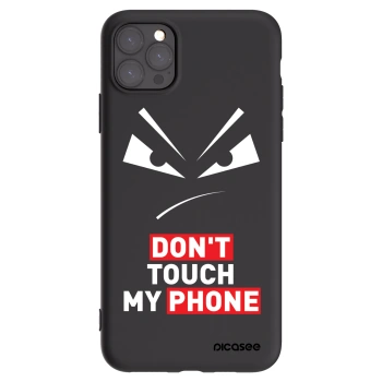 Picasee fekete szilikon tok az alábbi mobiltelefonokra Apple iPhone 11 Pro Max - Evil Eye - Transparent