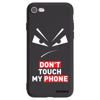 Picasee fekete szilikon tok az alábbi mobiltelefonokra Apple iPhone SE 2020 - Evil Eye - Transparent