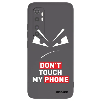 Picasee fekete szilikon tok az alábbi mobiltelefonokra Xiaomi Mi Note 10 Lite - Evil Eye - Transparent