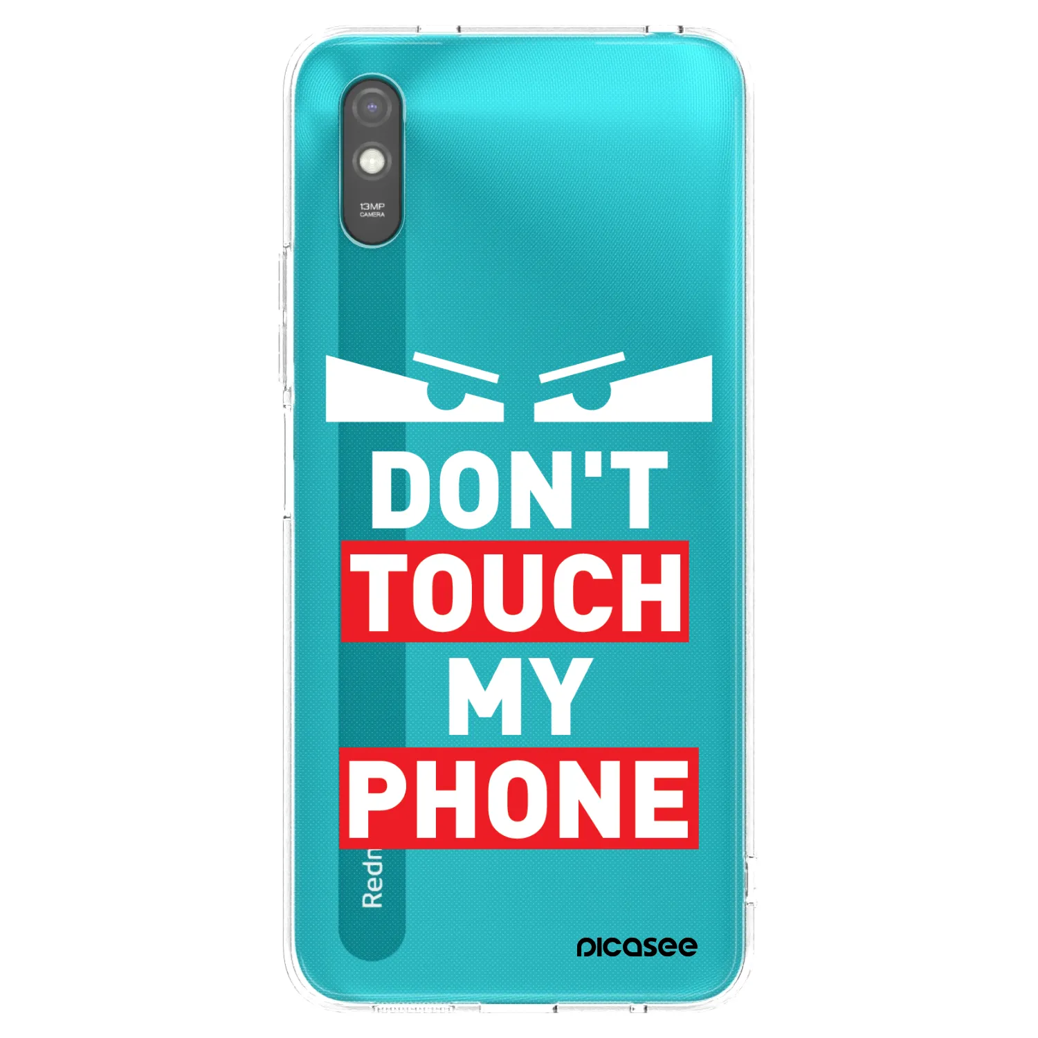 Picasee átlátszó szilikon tok az alábbi mobiltelefonokra Xiaomi Redmi 9A - Shadow Eye - Transparent