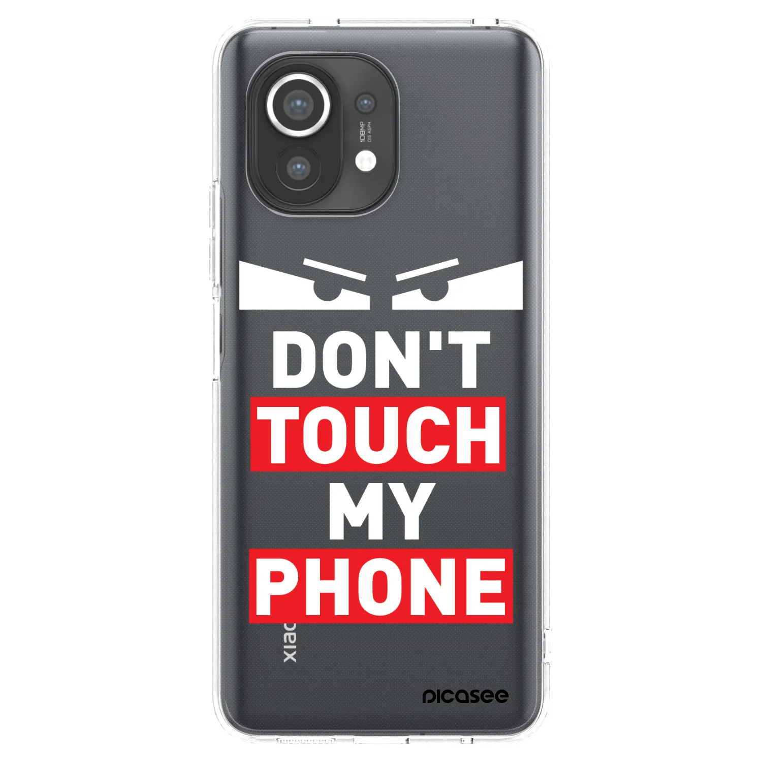 Picasee átlátszó szilikon tok az alábbi mobiltelefonokra Xiaomi Mi 11 - Shadow Eye - Transparent