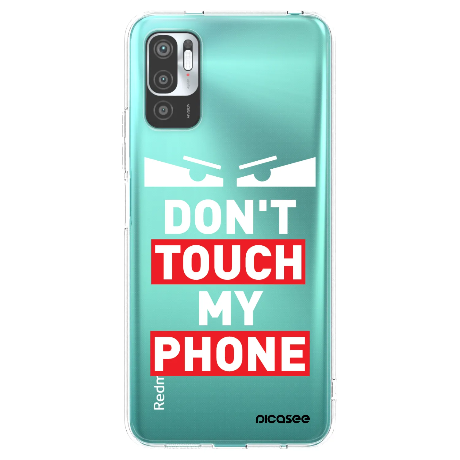 Picasee átlátszó szilikon tok az alábbi mobiltelefonokra Xiaomi Redmi Note 10 5G - Shadow Eye - Transparent