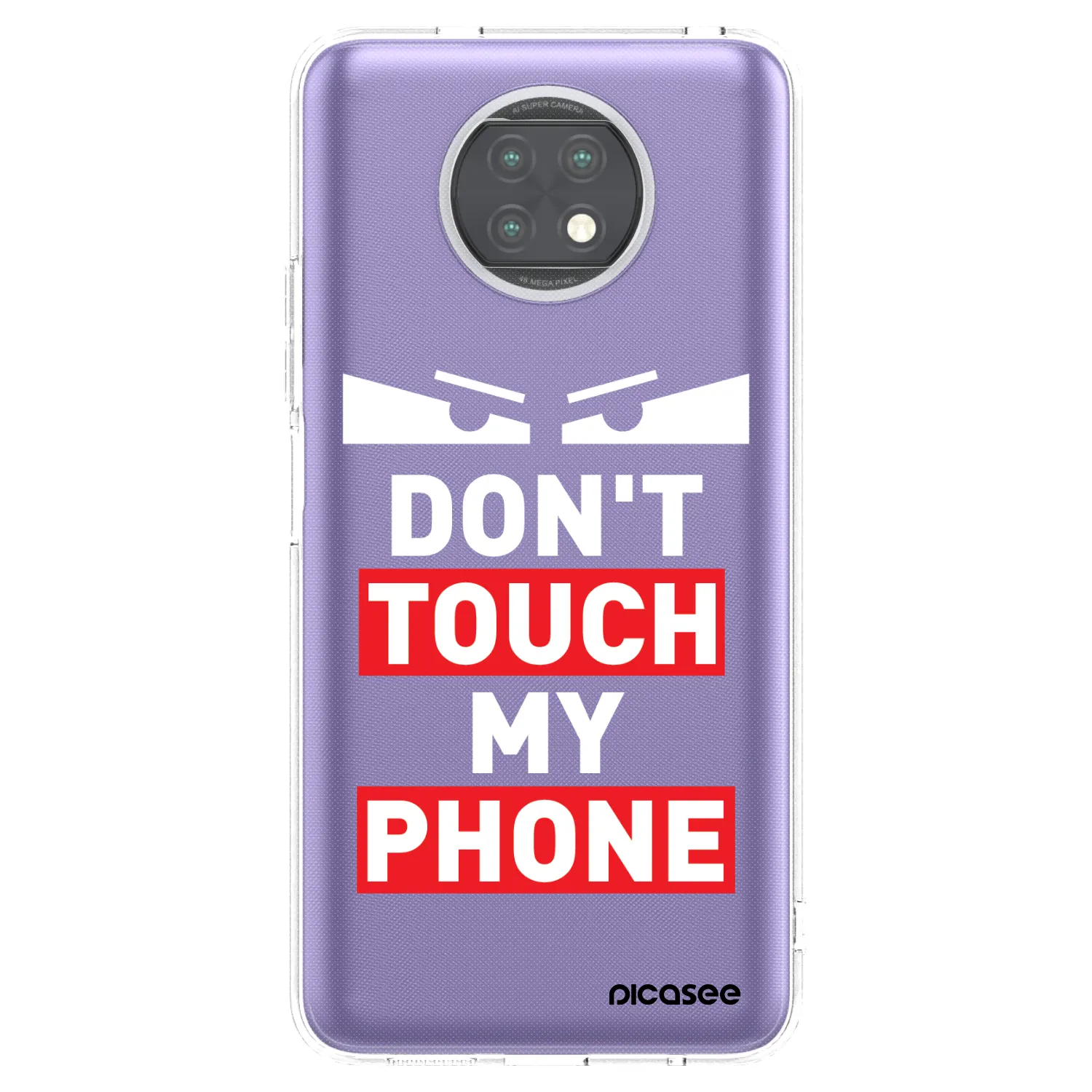 Picasee átlátszó szilikon tok az alábbi mobiltelefonokra Xiaomi Redmi Note 9T - Shadow Eye - Transparent