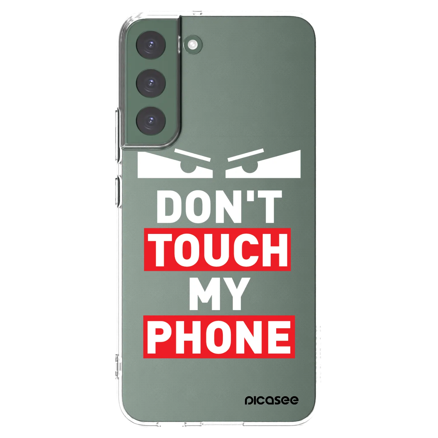 Picasee átlátszó szilikon tok az alábbi mobiltelefonokra Samsung Galaxy S22+ 5G - Shadow Eye - Transparent