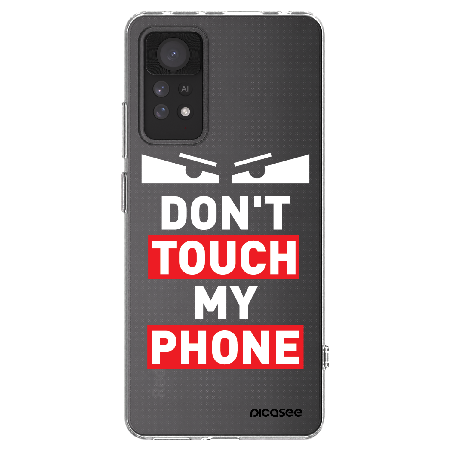 Picasee átlátszó szilikon tok az alábbi mobiltelefonokra Xiaomi Redmi Note 11 Pro - Shadow Eye - Transparent