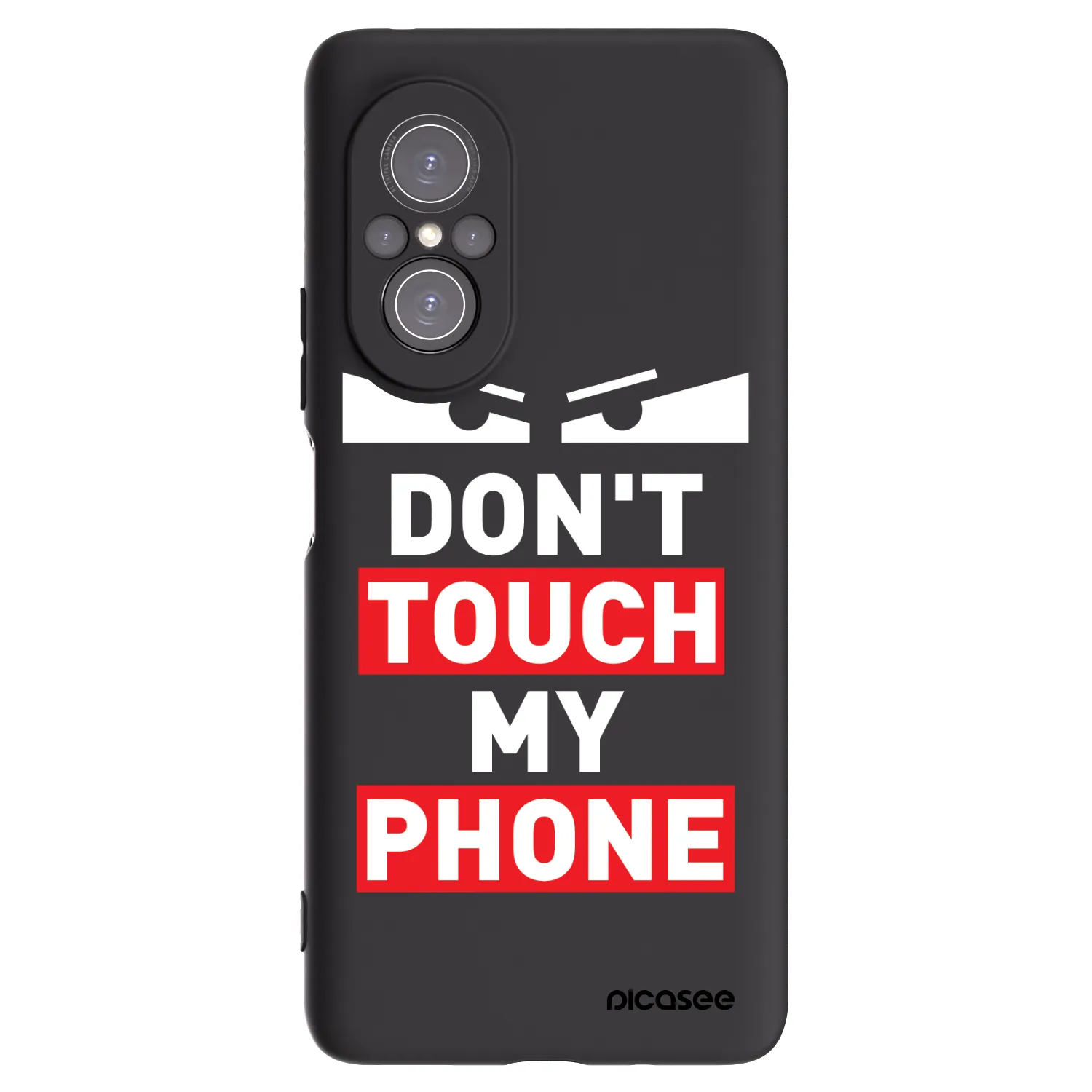 Picasee fekete szilikon tok az alábbi mobiltelefonokra Huawei Nova 9 SE - Shadow Eye - Transparent