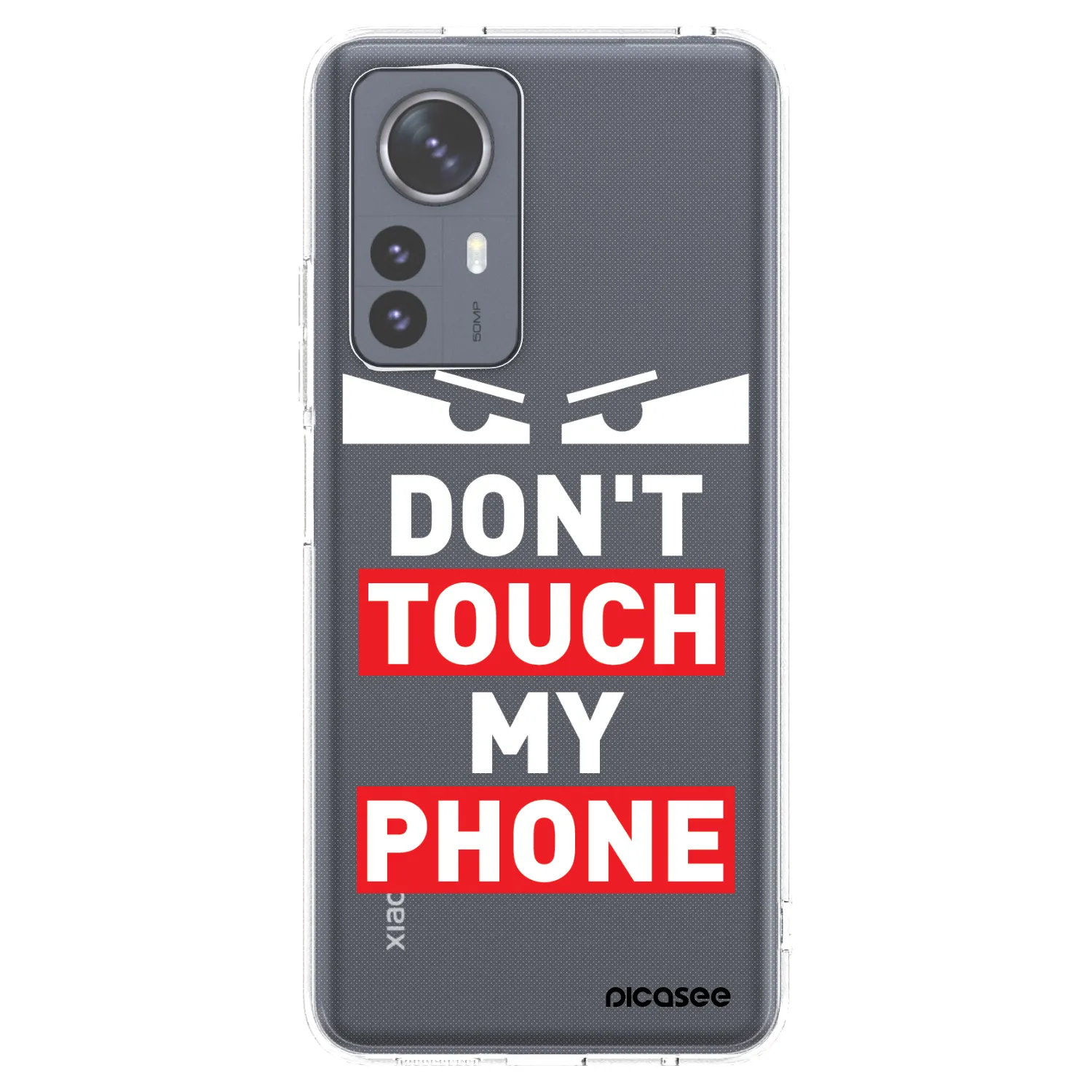 Picasee átlátszó szilikon tok az alábbi mobiltelefonokra Xiaomi 12 Pro - Shadow Eye - Transparent