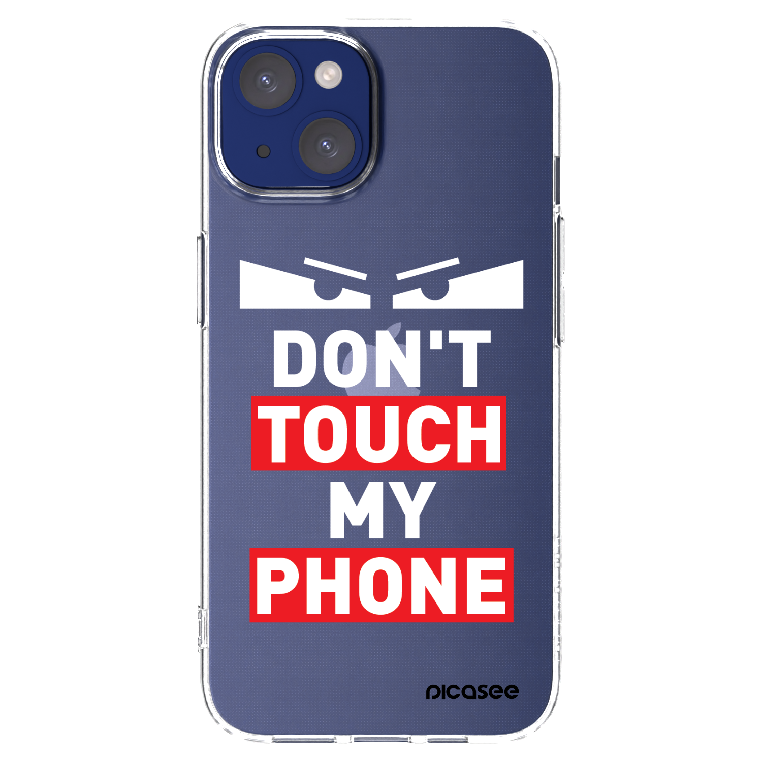 Picasee átlátszó szilikon tok az alábbi mobiltelefonokra Apple iPhone 14 - Shadow Eye - Transparent