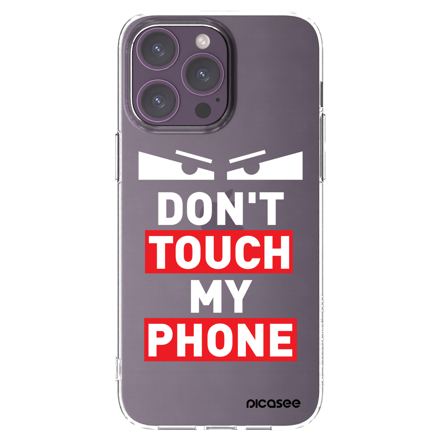 Picasee átlátszó szilikon tok az alábbi mobiltelefonokra Apple iPhone 14 Pro Max - Shadow Eye - Transparent