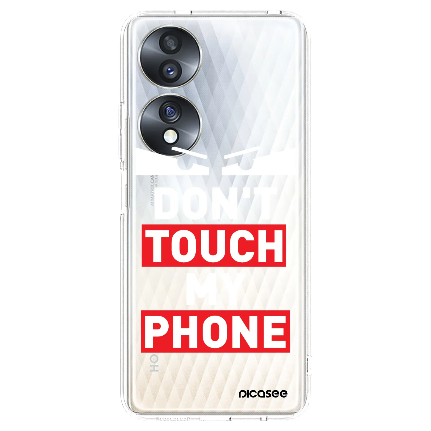 Picasee átlátszó szilikon tok az alábbi mobiltelefonokra Honor 70 - Shadow Eye - Transparent