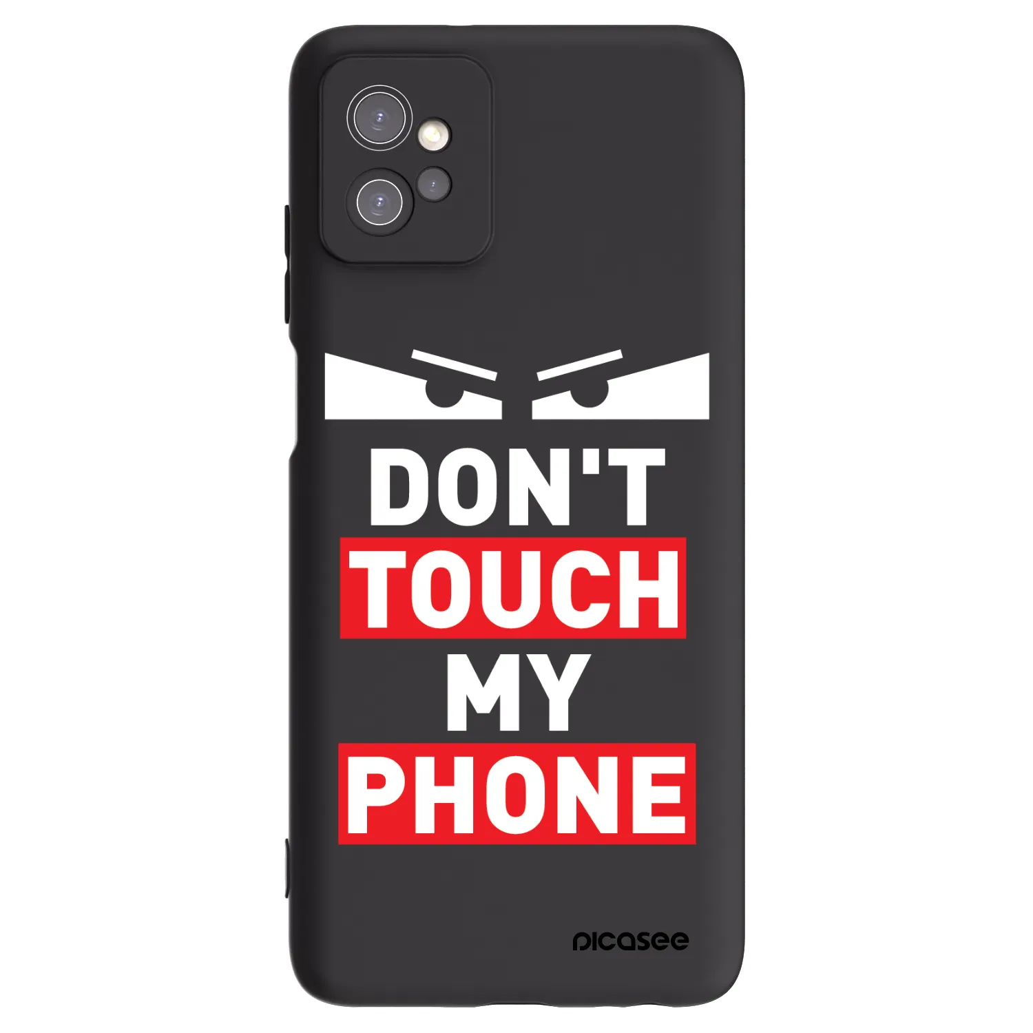 Picasee fekete szilikon tok az alábbi mobiltelefonokra Motorola Moto G32 - Shadow Eye - Transparent