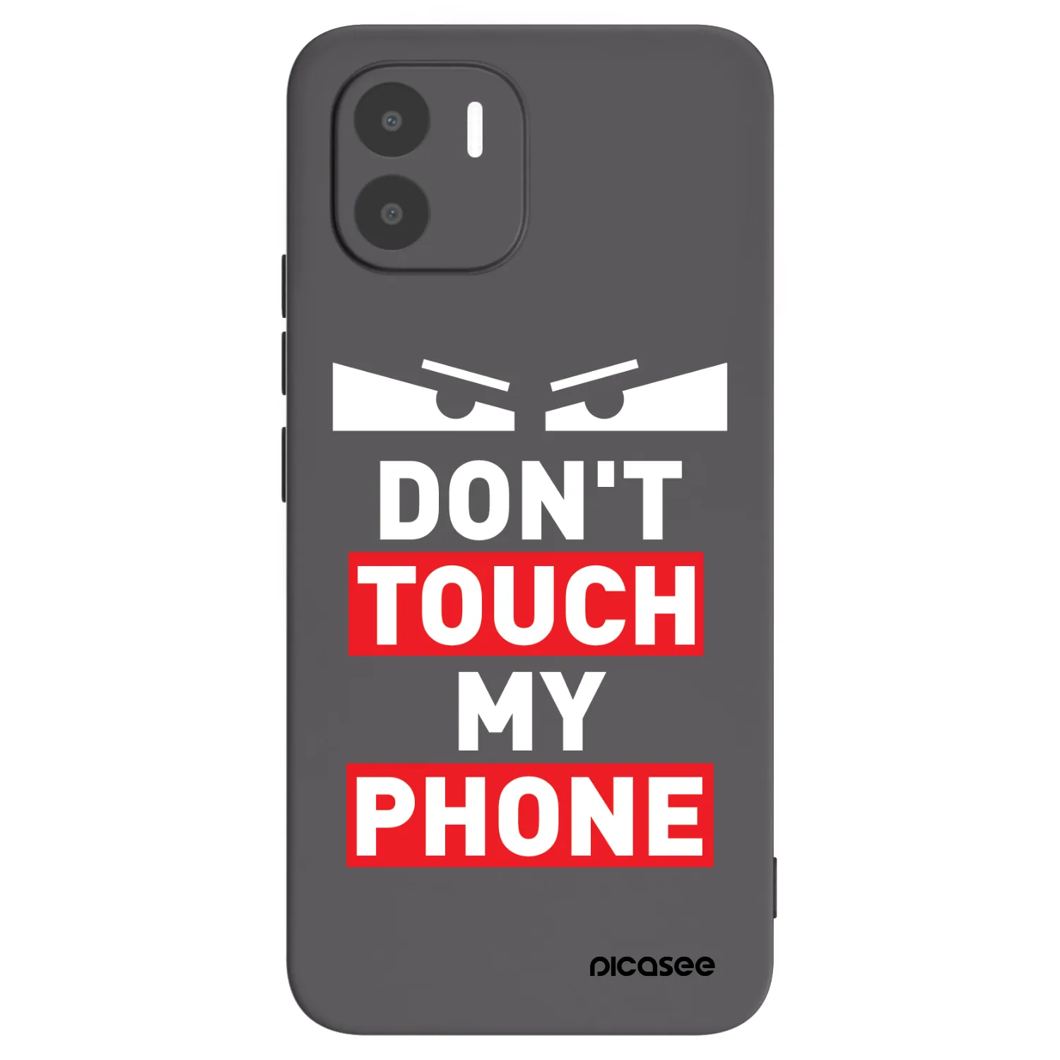 Picasee fekete szilikon tok az alábbi mobiltelefonokra Xiaomi Redmi A1 - Shadow Eye - Transparent