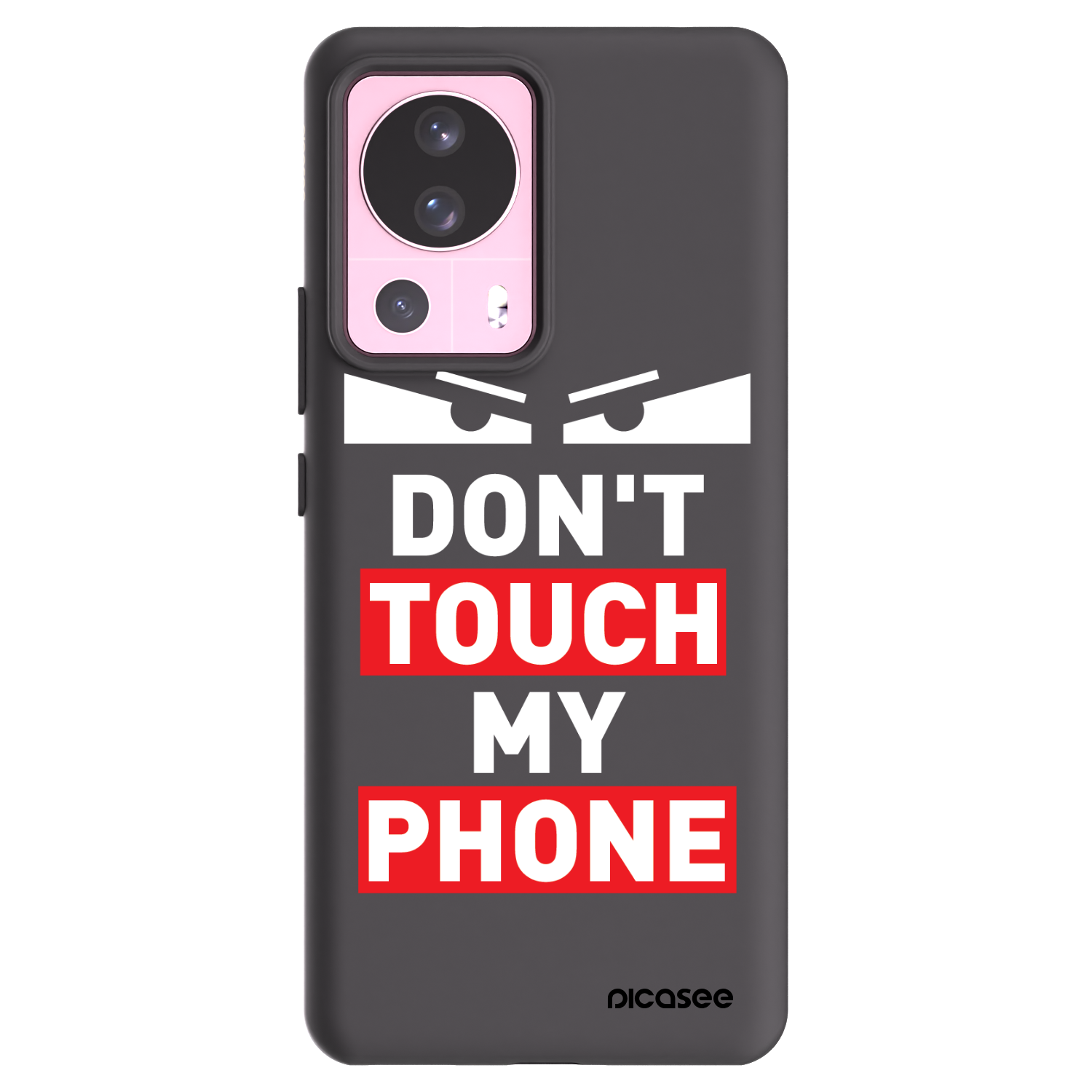 Picasee fekete szilikon tok az alábbi mobiltelefonokra Xiaomi 13 Lite - Shadow Eye - Transparent