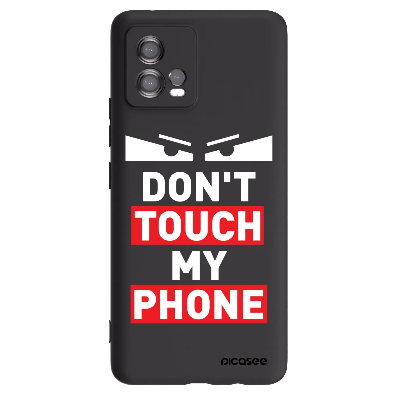 Picasee fekete szilikon tok az alábbi mobiltelefonokra Motorola Moto G72 - Shadow Eye - Transparent