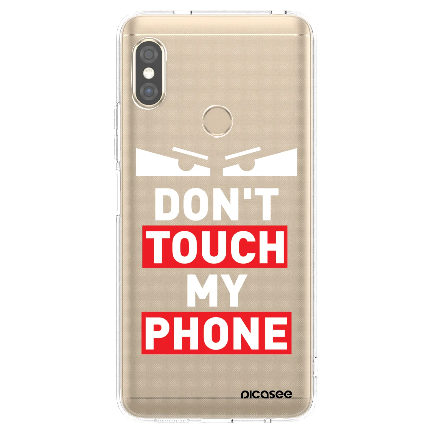 Picasee átlátszó szilikon tok az alábbi mobiltelefonokra Xiaomi Redmi Note 5 Global - Shadow Eye - Transparent