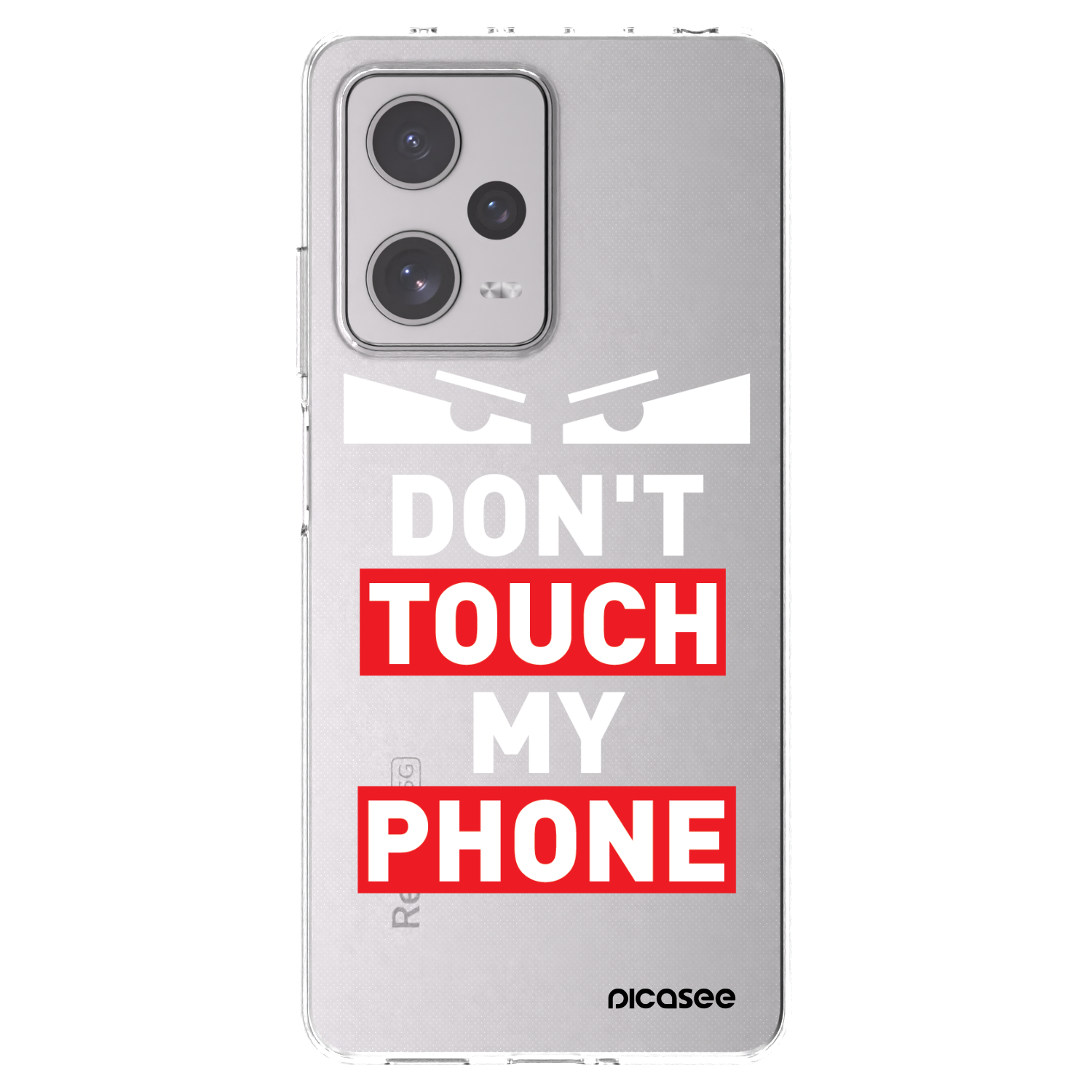 Picasee átlátszó szilikon tok az alábbi mobiltelefonokra Xiaomi Redmi Note 12 Pro+ 5G - Shadow Eye - Transparent