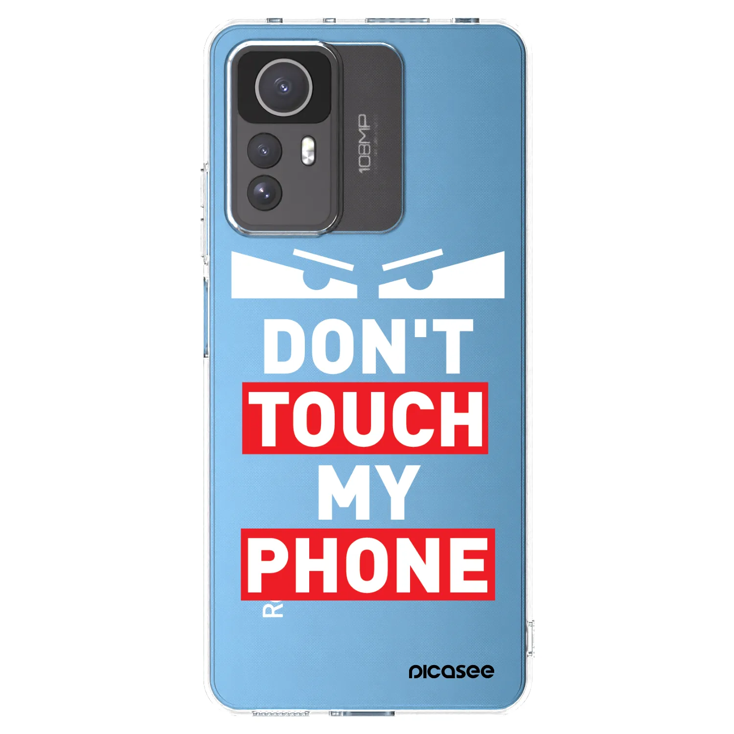 Picasee átlátszó szilikon tok az alábbi mobiltelefonokra Xiaomi Redmi Note 12S - Shadow Eye - Transparent