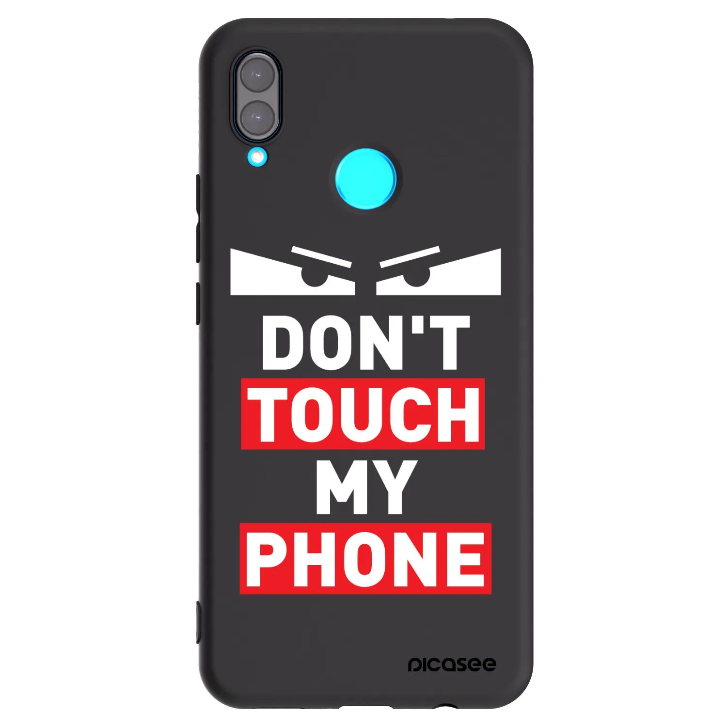 Picasee fekete szilikon tok az alábbi mobiltelefonokra Huawei Nova 3i - Shadow Eye - Transparent