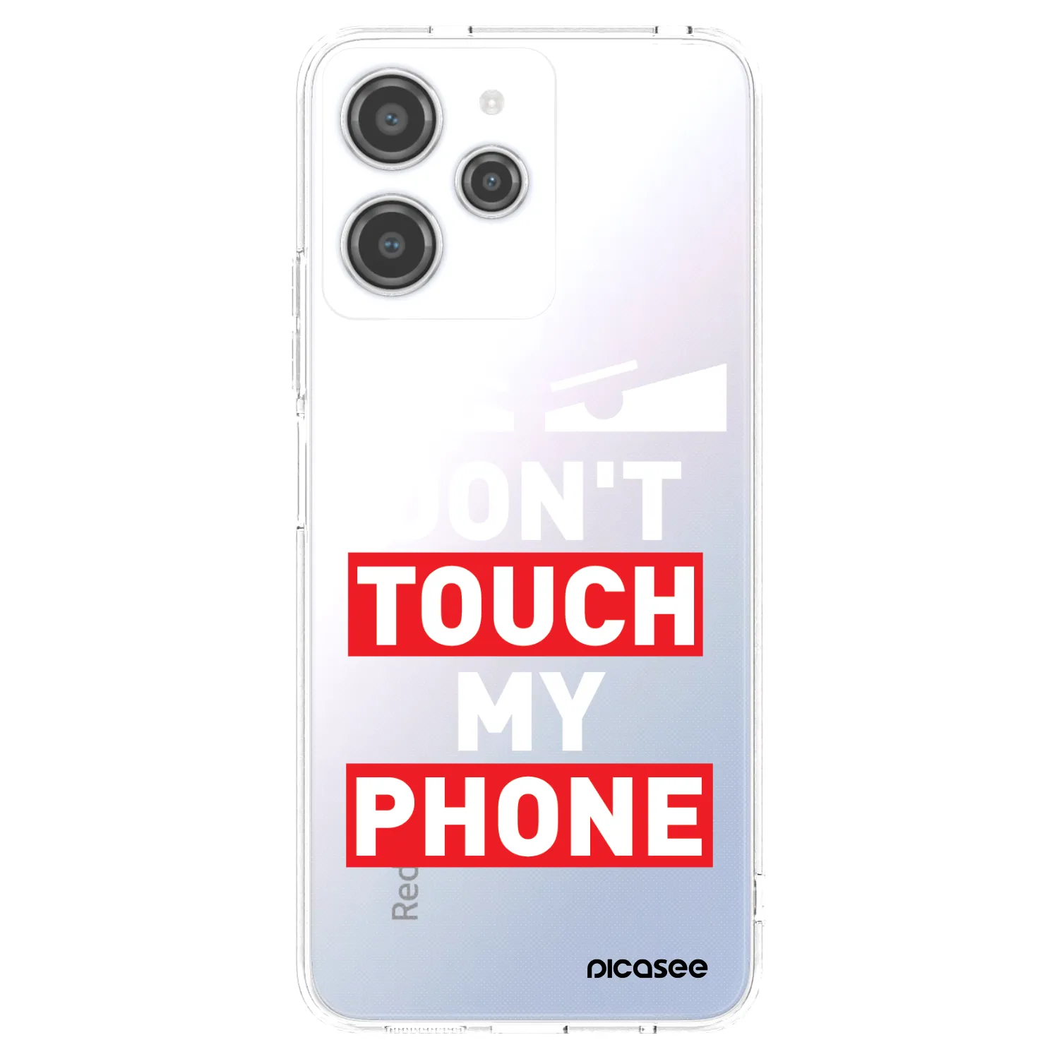 Picasee átlátszó szilikon tok az alábbi mobiltelefonokra Xiaomi Redmi 12 4G - Shadow Eye - Transparent