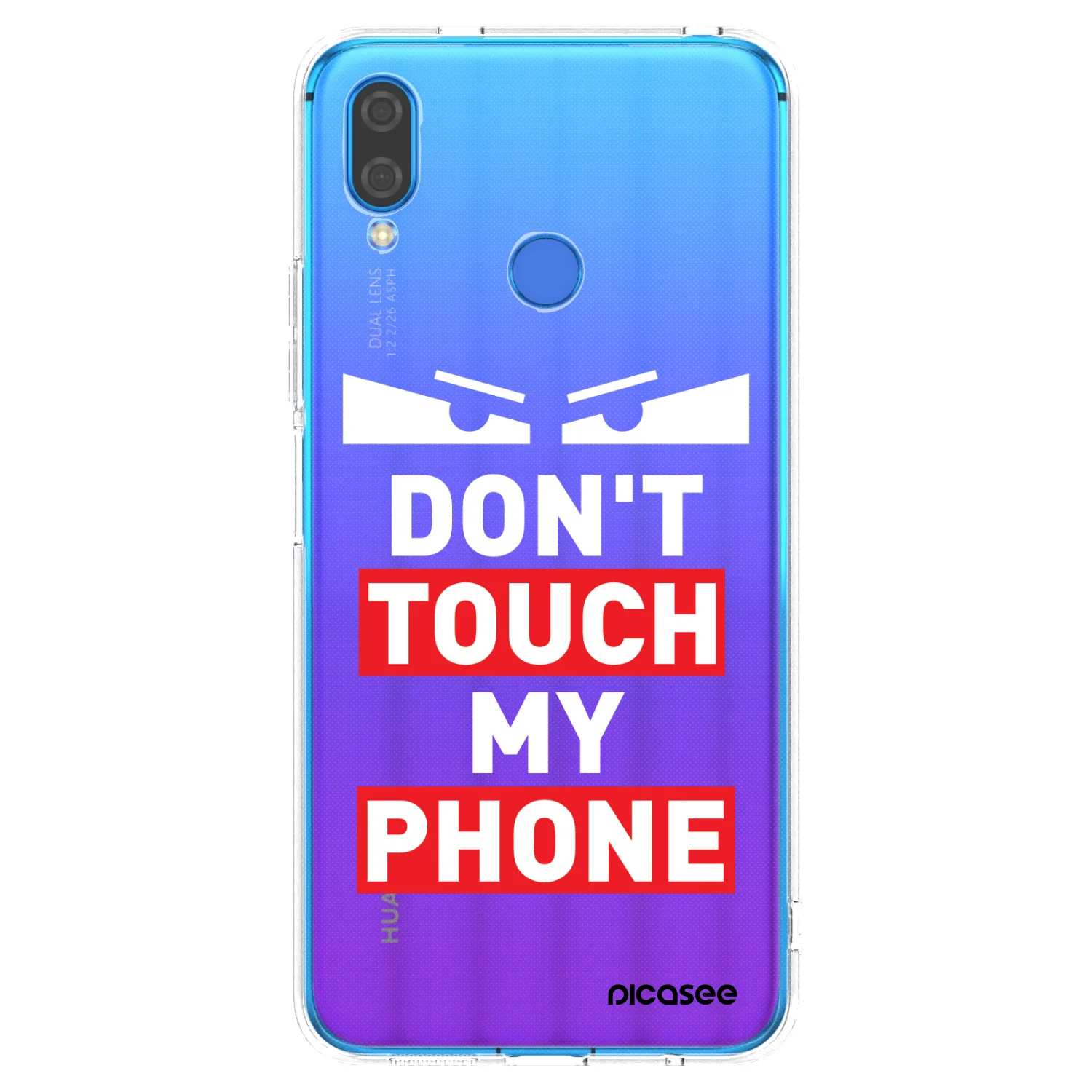 Picasee átlátszó szilikon tok az alábbi mobiltelefonokra Huawei Nova 3i - Shadow Eye - Transparent
