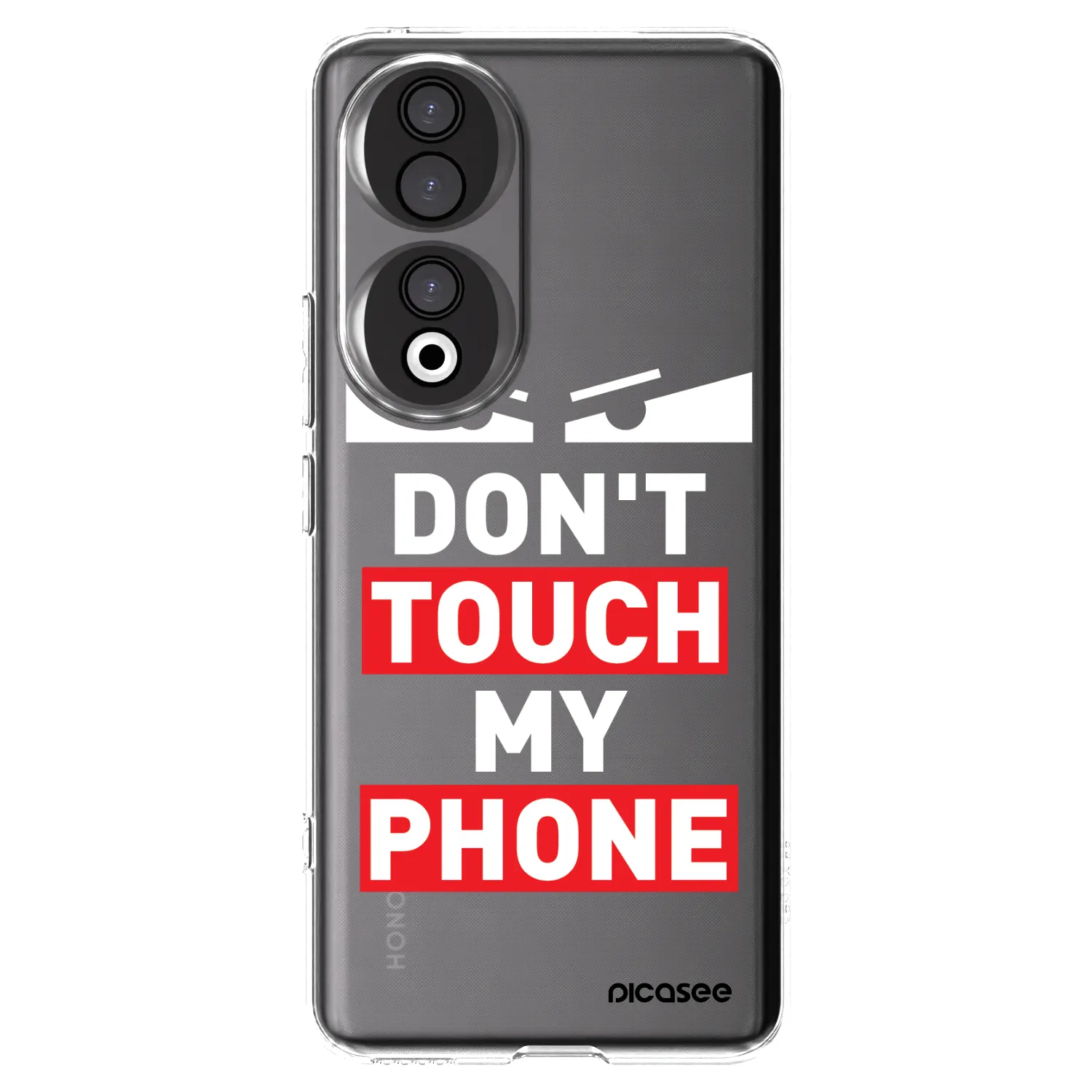 Picasee átlátszó szilikon tok az alábbi mobiltelefonokra Honor 90 5G - Shadow Eye - Transparent