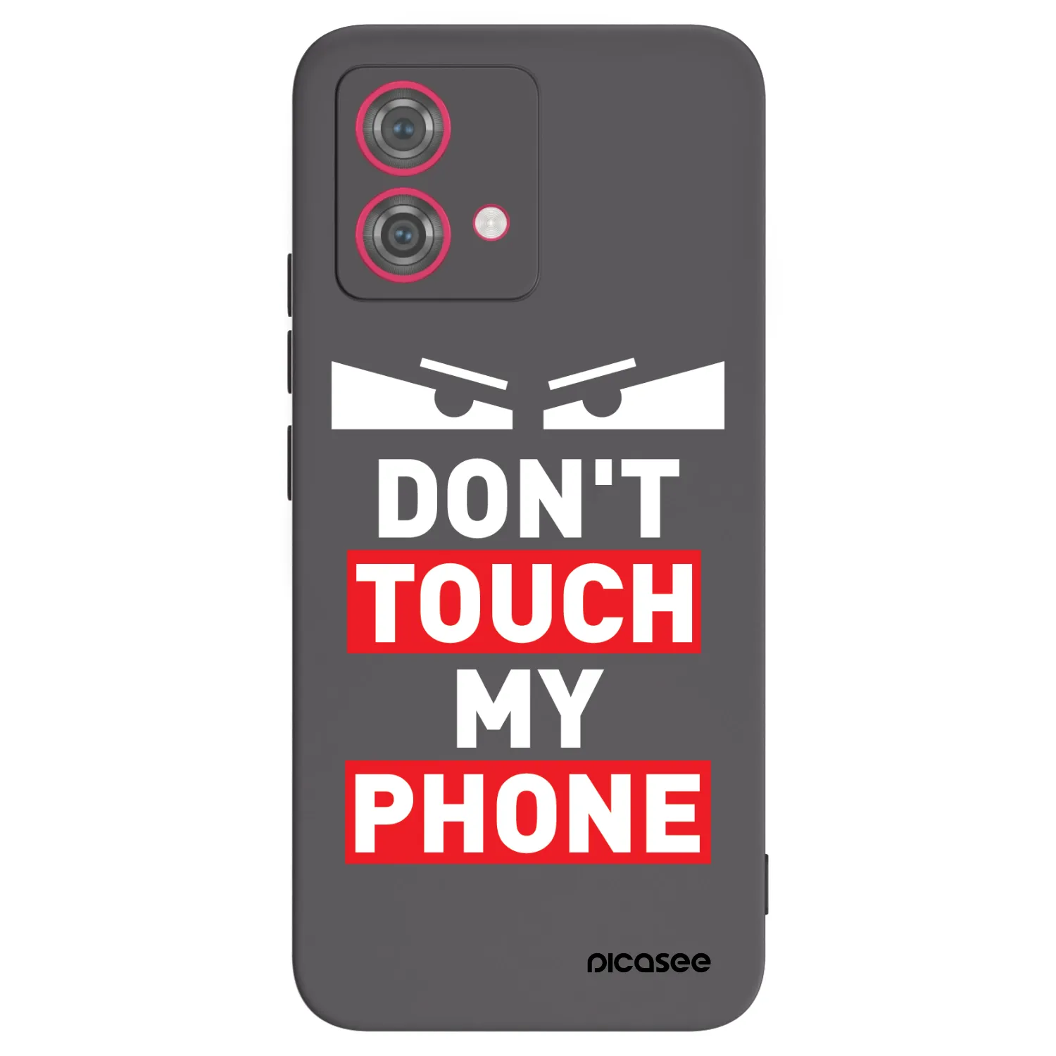 Picasee fekete szilikon tok az alábbi mobiltelefonokra Motorola Moto G84 5G - Shadow Eye - Transparent