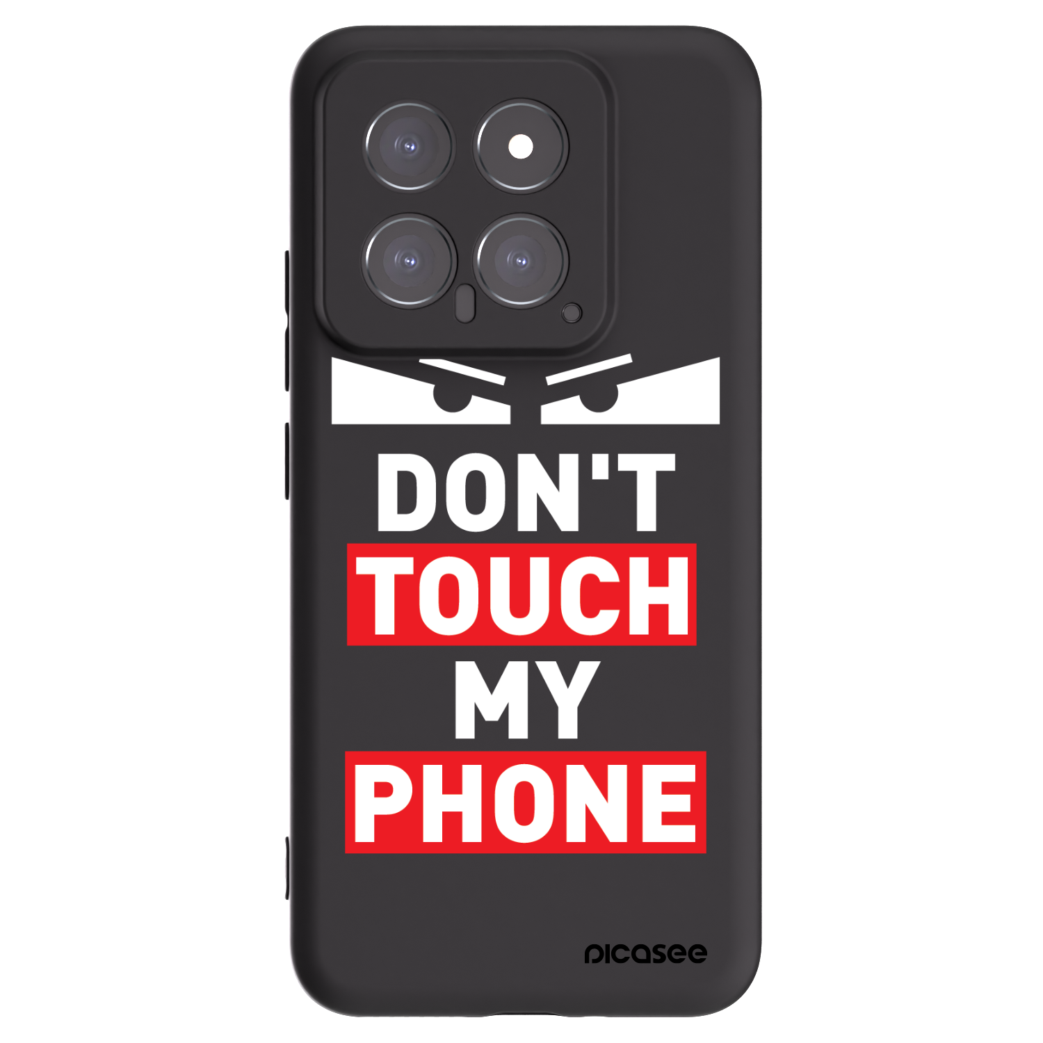 Picasee fekete szilikon tok az alábbi mobiltelefonokra Xiaomi 14 - Shadow Eye - Transparent