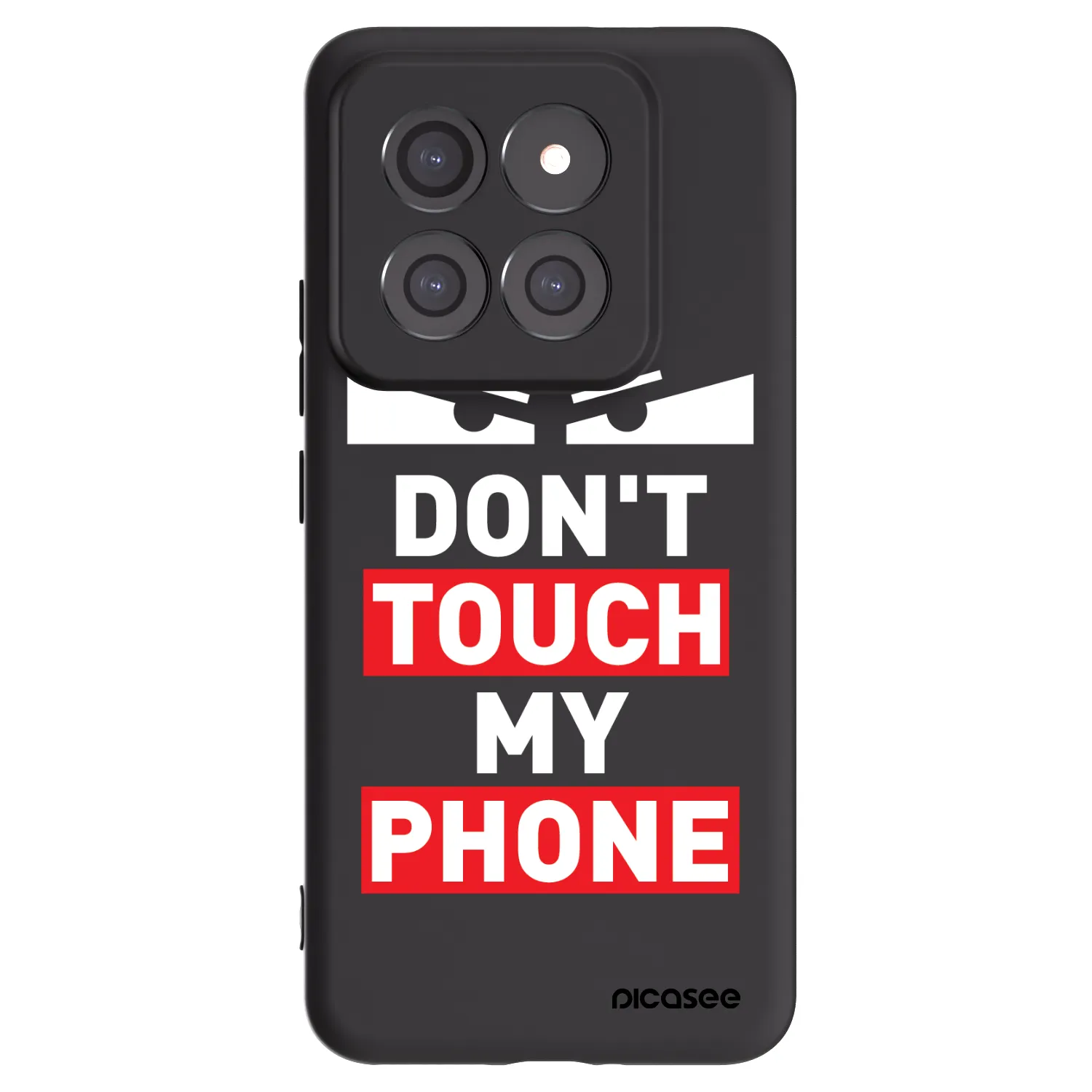 Picasee fekete szilikon tok az alábbi mobiltelefonokra Xiaomi 14 Pro - Shadow Eye - Transparent