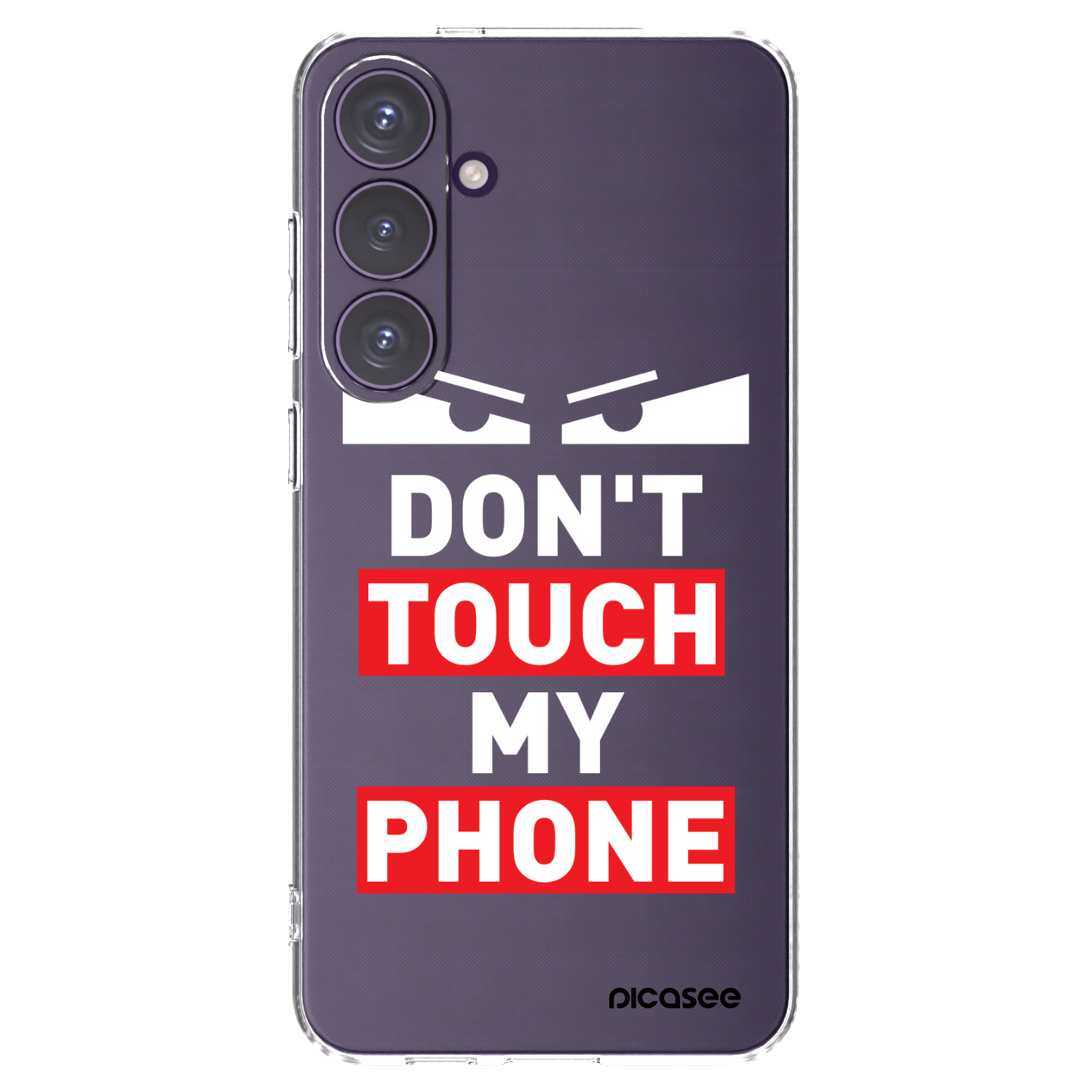 Picasee átlátszó szilikon tok az alábbi mobiltelefonokra Samsung Galaxy S24+ S926B 5G - Shadow Eye - Transparent
