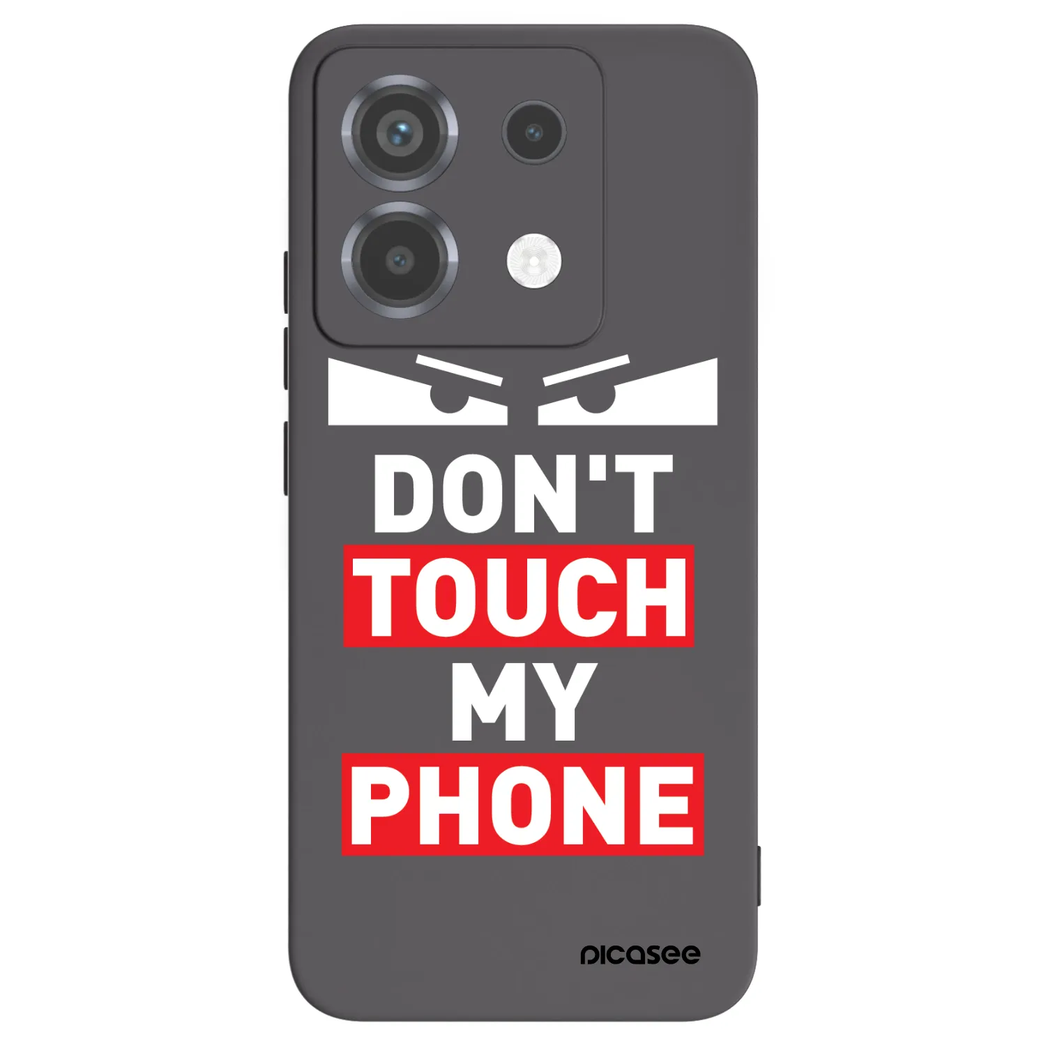 Picasee fekete szilikon tok az alábbi mobiltelefonokra Xiaomi Poco X6 - Shadow Eye - Transparent