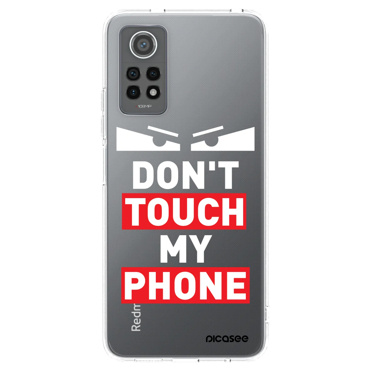 Picasee átlátszó szilikon tok az alábbi mobiltelefonokra Xiaomi Redmi Note 12 Pro 4G - Shadow Eye - Transparent