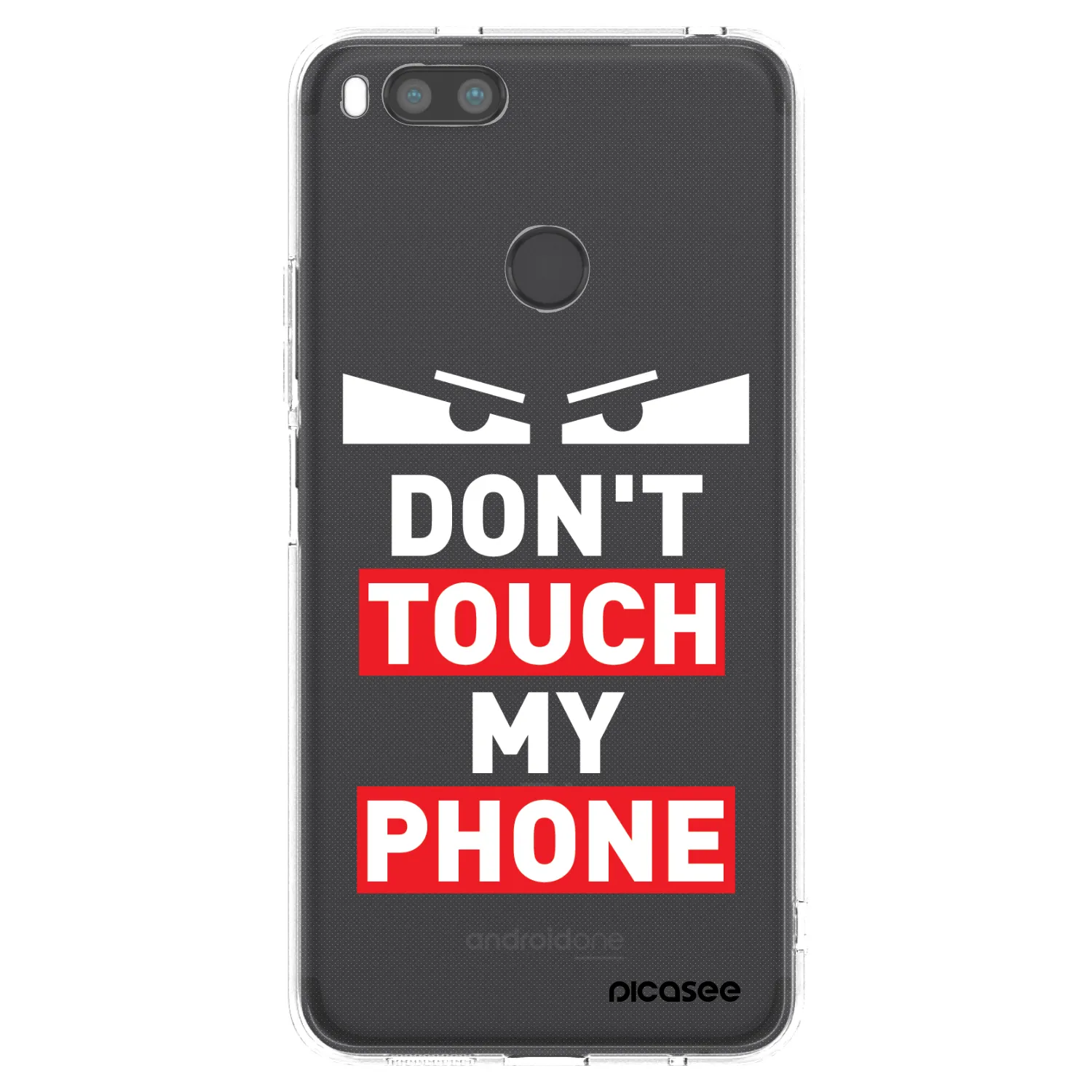 Picasee átlátszó szilikon tok az alábbi mobiltelefonokra Xiaomi Mi A1 Global - Shadow Eye - Transparent