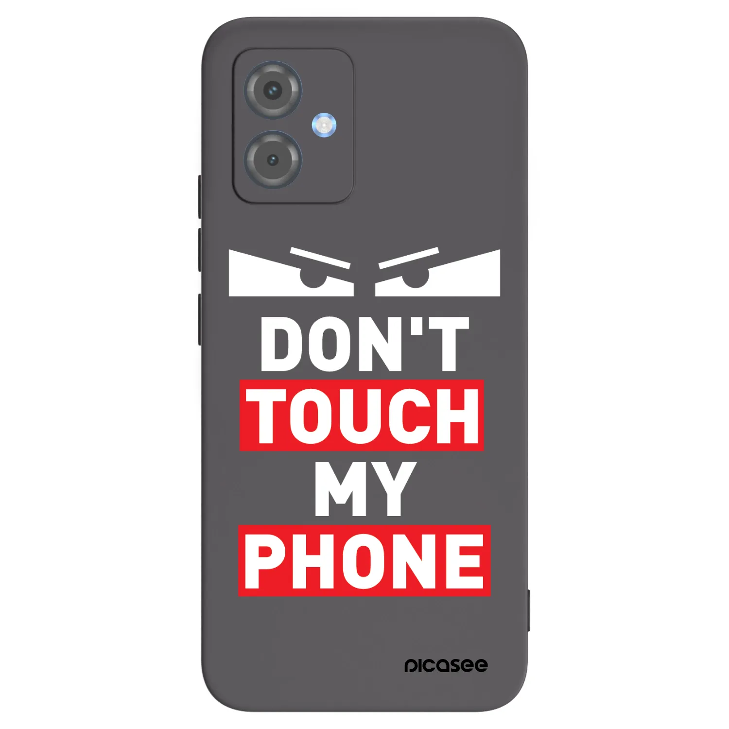 Picasee fekete szilikon tok az alábbi mobiltelefonokra Motorola Moto G14 - Shadow Eye - Transparent