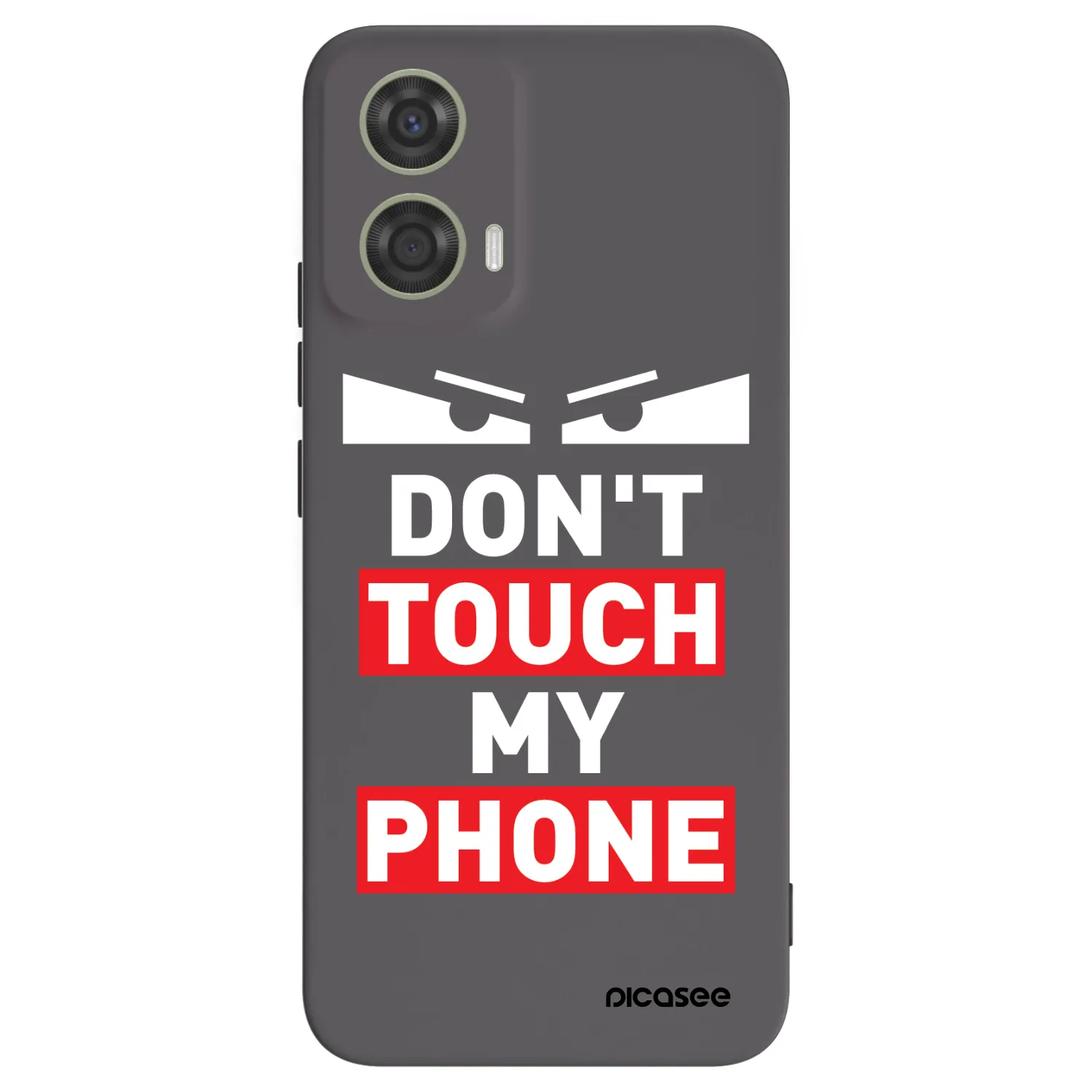 Picasee fekete szilikon tok az alábbi mobiltelefonokra Motorola Moto G24 - Shadow Eye - Transparent