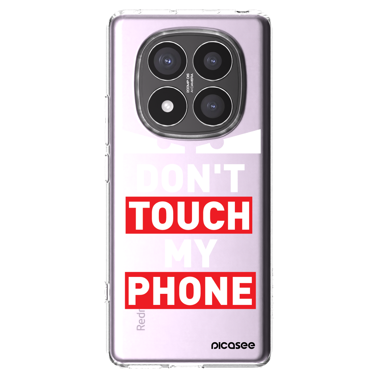 Picasee átlátszó szilikon tok az alábbi mobiltelefonokra Xiaomi Redmi Note 14 Pro+ 5G - Shadow Eye - Transparent